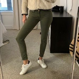 Olive 7 for all mankind Skinny Jeans
